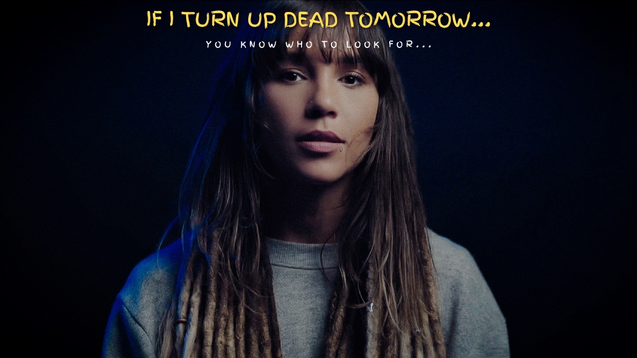Magga Braco — key art of the docuseries “If I turn up dead tomorrow, you know who to look for”